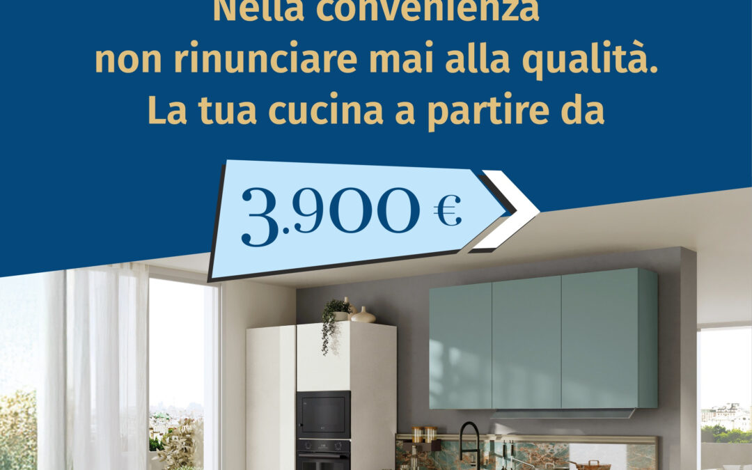 Offerta a partire da 3900 su tutte le Cucine Creo Kitchens – Gruppo Lube